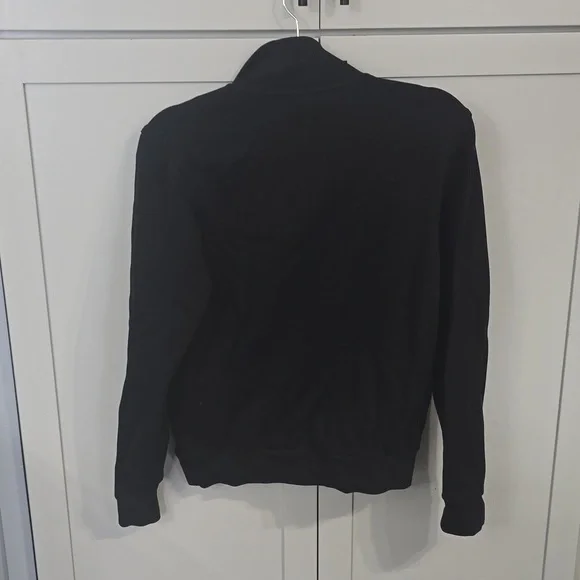 LACOSTE Black Quarter Zip Pullover Size M - Picture 5 of 5
